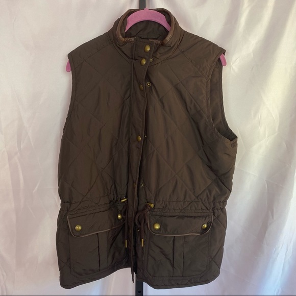 Lauren Ralph Lauren Jackets & Blazers - Lauren Ralph Lauren Brown Puffer Vest, size XL